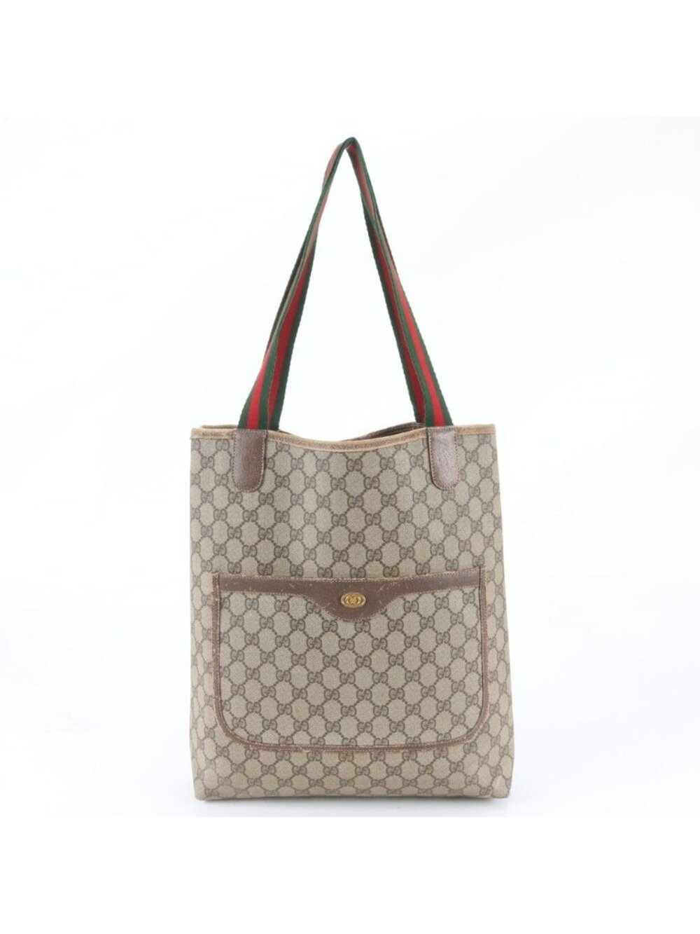 Gucci GG Supreme Leather Shoulder Bag Business